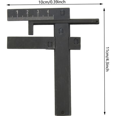 ORTVIAI Indicatore Di Livello Del Galleggiante Del Carburatore, In Acciaio Temprato, Scala Metrica 0-40 Mm, Regolabile, Compatibile Con Keihin Mikuni, Strumento Di Precisione. ORTVIAI Indicatore Di Livello Del Galleggiante Del Carburatore, In Acciaio Temprato, Scala Metrica 0-40 Mm, Regolabile, Compatibile Con Keihin Mikuni, Strumento Di Precisione.