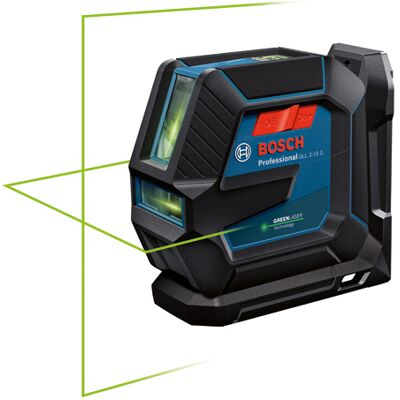 Laser Di Linea Bosch Gll 2-15 G Con Supporto Universale Lb 10 In Custodia Protettiva Laser Di Linea Bosch Gll 2-15 G Con Supporto Universale Lb 10 In Custodia Protettiva