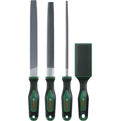 Bosch Attrezzo Set Lime 200 Mm 4 Pezzi Ergonomico Bosch Attrezzo Set Lime 200 Mm 4 Pezzi Ergonomico