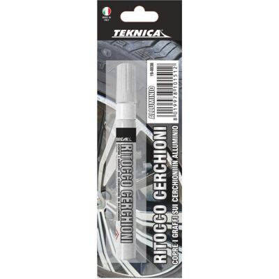 TEKNICA Pennarello Per Cerchi In Alluminio Lega Ritocco Cerchioni Silver Argento TEKNICA Pennarello Per Cerchi In Alluminio Lega Ritocco Cerchioni Silver Argento