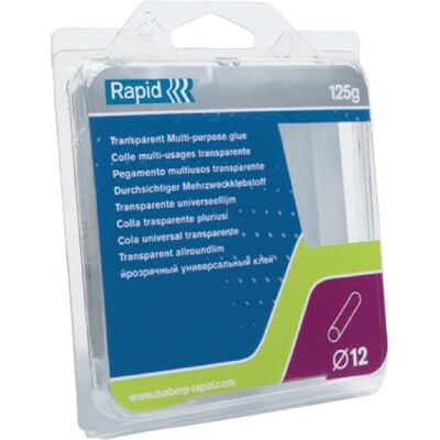 Rapid Stick Di Colla Transparenti Universali Da 12 Mm, 1 Kg, Gen-t, 4030279912 - Rapid Stick Di Colla Transparenti Universali Da 12 Mm, 1 Kg, Gen-t, 4030279912 -