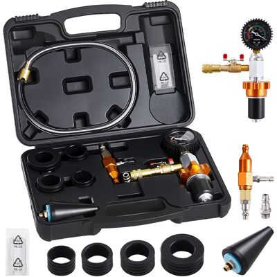 VEVOR Kit Di Riempimento Del Vuoto Del Radiatore, Strumento Di Riempimento Per Sistema Di Raffreddamento Per Autoveicoli Con Manometro, Cassetta Degli Attrezzi Auto, Furgoni, Suv, Camion VEVOR Kit Di Riempimento Del Vuoto Del Radiatore, Strumento Di Riempimento Per Sistema Di Raffreddamento Per Autoveicoli Con Manometro, Cassetta Degli Attrezzi Auto, Furgoni, Suv, Camion