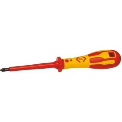 Cacciavite isolato VDE per elettricisti CK Tools T49143-0 - 60mm Cacciavite isolato VDE per elettricisti CK Tools T49143-0 - 60mm