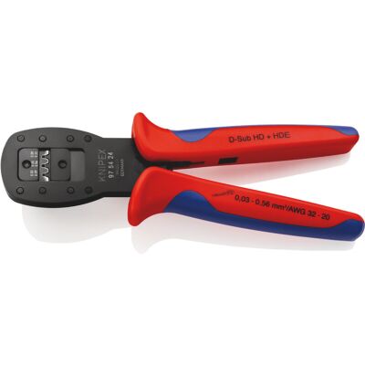 Knipex - 97 54 24 Pinza Crimpatrice Spina Sub D 0.03 Fino A 0.56 Mm² Knipex - 97 54 24 Pinza Crimpatrice Spina Sub D 0.03 Fino A 0.56 Mm²