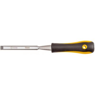 Topex Scalpello Da 12 Mm, Manico Bimateriale, Crv Topex Scalpello Da 12 Mm, Manico Bimateriale, Crv