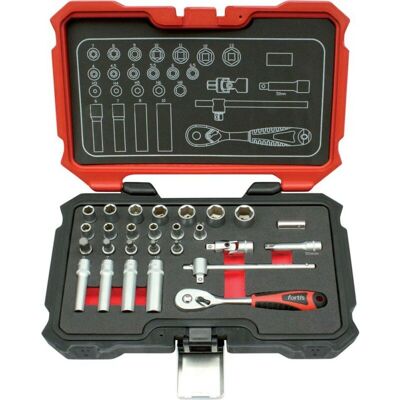 Fortis 1/4 Kit di Strumenti Resistente agli Urti - Set di Connettori Elettrici Fortis 1/4 Kit di Strumenti Resistente agli Urti - Set di Connettori Elettrici