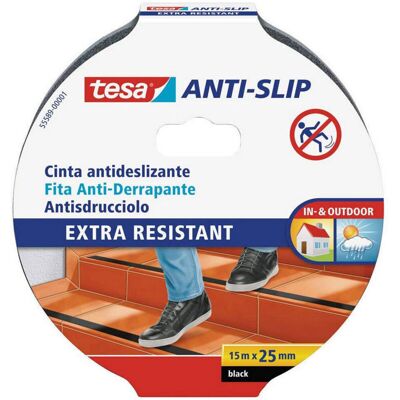 Tesa Nastro Antiscivolo Antisdrucciolo 15mx25 Mm Adesivo X Scale Gradini Scivolo Tesa Nastro Antiscivolo Antisdrucciolo 15mx25 Mm Adesivo X Scale Gradini Scivolo