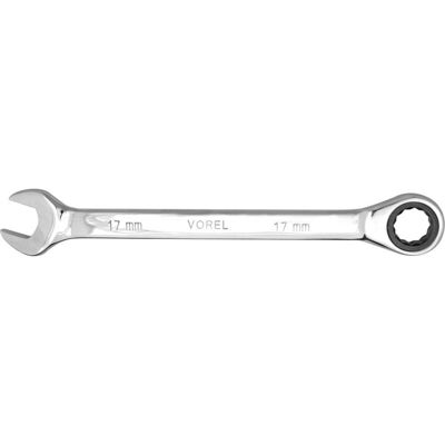 VOREL Chiave A Cricchetto Aperta 17mm 52658 VOREL Chiave A Cricchetto Aperta 17mm 52658