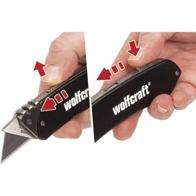 Wolfcraft Coltello In Alluminio Uso Universale Wolfcraft Coltello In Alluminio Uso Universale