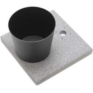 BEL-FER Base Con Vaschetta Per Fontane Con Ghiera Piccola 40x40x5 Cm In Cemento Belfer 42/bse/4 Antracite BEL-FER Base Con Vaschetta Per Fontane Con Ghiera Piccola 40x40x5 Cm In Cemento Belfer 42/bse/4 Antracite