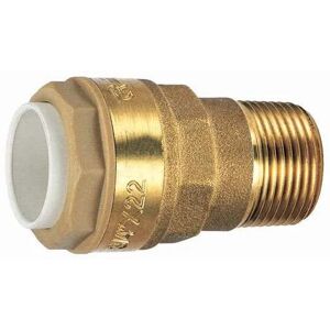 RIQUIER Connettore a innesto maschio 12x17 per rame 12mm push-fit RIQUIER Connettore a innesto maschio 12x17 per rame 12mm push-fit