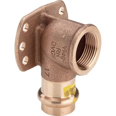 Viega Wandscheibe Profipress G 2625.5 - Lavatrice da parete - 15mm x Rp 1/2 - Ottone Viega Wandscheibe Profipress G 2625.5 - Lavatrice da parete - 15mm x Rp 1/2 - Ottone