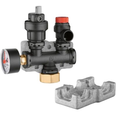 Gruppo di sicurezza Caleffi per caldaie - 305663 - 3 bar - Tecnopolimero Gruppo di sicurezza Caleffi per caldaie - 305663 - 3 bar - Tecnopolimero