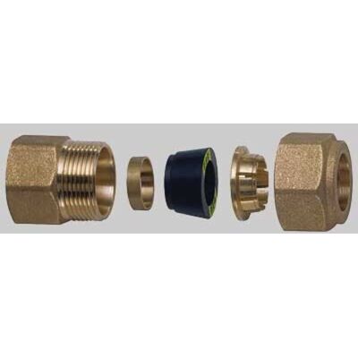 FAR Niples Femmina Con Kit Di Tenuta Per Tubo Rame - 1/2 X 12 FAR Niples Femmina Con Kit Di Tenuta Per Tubo Rame - 1/2 X 12