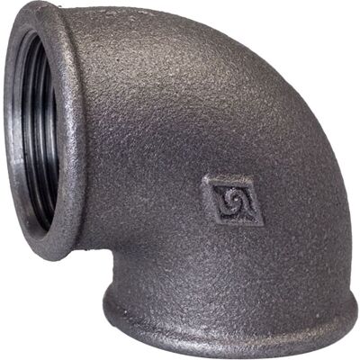GEBO Gomito A Vite 6/4"" Nero A1, N. 6, N. 90 Opal GEBO Gomito A Vite 6/4"" Nero A1, N. 6, N. 90 Opal