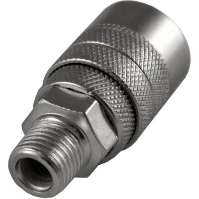 JBM Connettore Femmina Us 1/4 Con Filettatura Maschio 6 Cm JBM Connettore Femmina Us 1/4 Con Filettatura Maschio 6 Cm