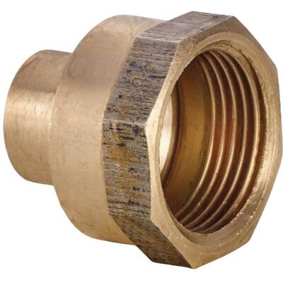 VDS "manicotto Filettato Femmina In Bronzo A Saldare Ø42 X 1""""1/4" VDS "manicotto Filettato Femmina In Bronzo A Saldare Ø42 X 1""""1/4"
