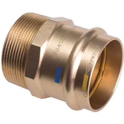 VDS "manicotto Femmina A Pressare Filettato Maschio In Bronzo Ø22 X 1""""m" VDS "manicotto Femmina A Pressare Filettato Maschio In Bronzo Ø22 X 1""""m"