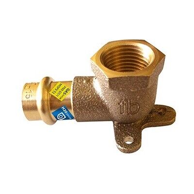 FRABO Raccordo Curvo Flangiato Bronzo 1/2' X 15 Mm A Pressare Femmina FRABO Raccordo Curvo Flangiato Bronzo 1/2' X 15 Mm A Pressare Femmina