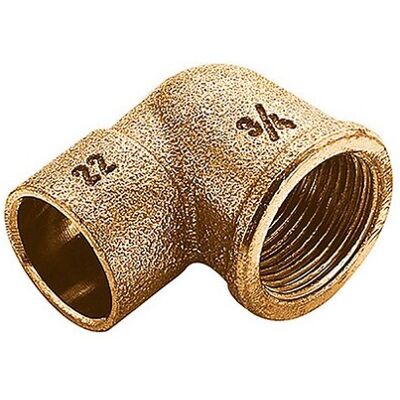 FRABO Raccordo Curvo Bronzo 1/2' X 18 A Saldare Femmina FRABO Raccordo Curvo Bronzo 1/2' X 18 A Saldare Femmina