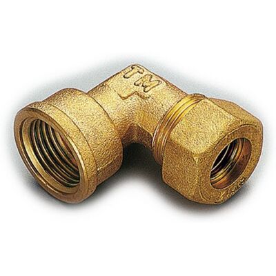 TIEMME Raccordo Curvo Femmina Con Tenuta O-ring Per Tubo Rame Modello 1300 1/2 Ø12 TIEMME Raccordo Curvo Femmina Con Tenuta O-ring Per Tubo Rame Modello 1300 1/2 Ø12