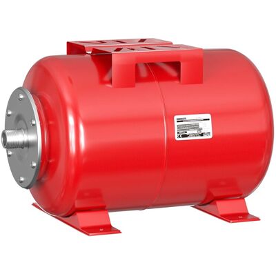 WILTEC Vaso Di Espansione 24 L Orizzontale Per Impianti Idrici, Sistemi Autoclave, Con Membrana Epdm - WILTEC Vaso Di Espansione 24 L Orizzontale Per Impianti Idrici, Sistemi Autoclave, Con Membrana Epdm -