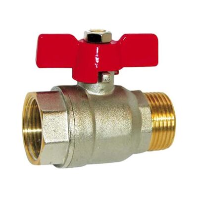Valvola a sfera in ottone Sferaco - Maniglia reversibile - 12x17 mm - Certificato ACS Valvola a sfera in ottone Sferaco - Maniglia reversibile - 12x17 mm - Certificato ACS