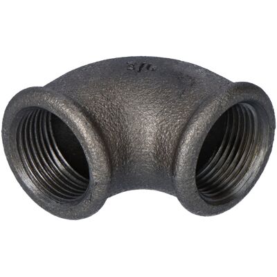 GEBO Gomito Da 3/4", Nero, A1, N. 6, N. 90 GEBO Gomito Da 3/4", Nero, A1, N. 6, N. 90