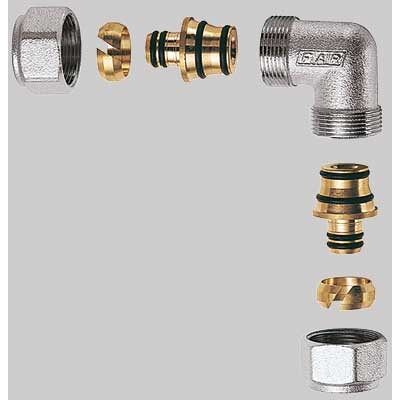 FAR "gomito Doppio Cromato Completo - 1"" X 26 X 3" FAR "gomito Doppio Cromato Completo - 1"" X 26 X 3"