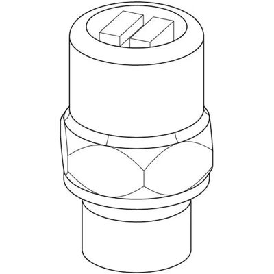 UPONOR Combi Port Gen Valvola Di Sfiato G 1/8, 1116213 UPONOR Combi Port Gen Valvola Di Sfiato G 1/8, 1116213