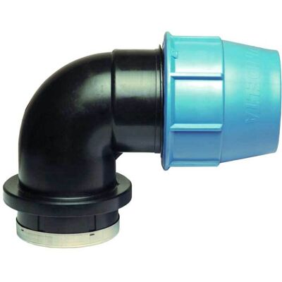 UNIDELTA "gomito Femmina A Compressione Per Tubo Polietilene Ø50 X 2""""f - Pn16" UNIDELTA "gomito Femmina A Compressione Per Tubo Polietilene Ø50 X 2""""f - Pn16"