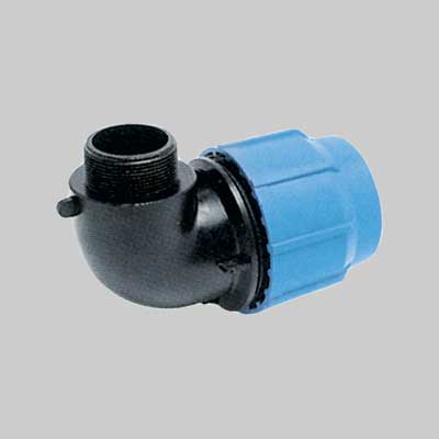UNIDELTA "gomito Maschio A Compressione Per Tubo Polietilene Ø63 X 2""""m - Pn16" UNIDELTA "gomito Maschio A Compressione Per Tubo Polietilene Ø63 X 2""""m - Pn16"