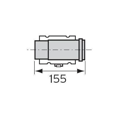Vaillant - 303915 - Ø60/100 - Separatore Vaillant - 303915 - Ø60/100 - Separatore