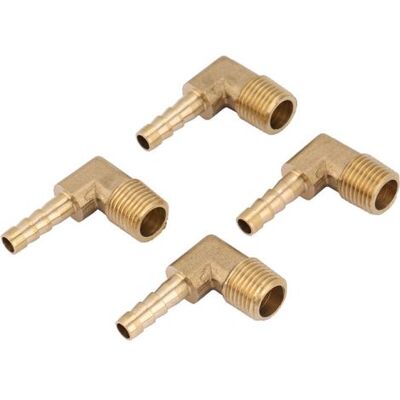 OEM Raccordo A Gomito Maschio In Ottone Filettato, 4 Pezzi, Raccordo A Innesto Rapido Per Tubo Flessibile G1/4" 6 Mm OEM Raccordo A Gomito Maschio In Ottone Filettato, 4 Pezzi, Raccordo A Innesto Rapido Per Tubo Flessibile G1/4" 6 Mm