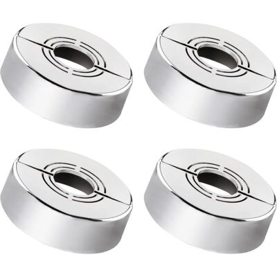 DPZO Set Di 4 Rosette Per Miscelatore Doccia, 3 Misure In 1, Copri Rosetta Per Tubo Radiatore, Rosetta Per Rubinetto Sdoppiato Per Ø 20 Mm, Ø 25 Mm, Ø 33 Mm, Accessori Per Rubinetto Doccia E Radiatore DPZO Set Di 4 Rosette Per Miscelatore Doccia, 3 Misure In 1, Copri Rosetta Per Tubo Radiatore, Rosetta Per Rubinetto Sdoppiato Per Ø 20 Mm, Ø 25 Mm, Ø 33 Mm, Accessori Per Rubinetto Doccia E Radiatore
