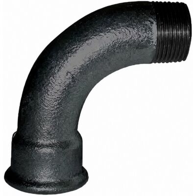 CODITAL Gomito Malleabile 90°, 50x60, Maschio Femmina Nero Grande Raggio CODITAL Gomito Malleabile 90°, 50x60, Maschio Femmina Nero Grande Raggio
