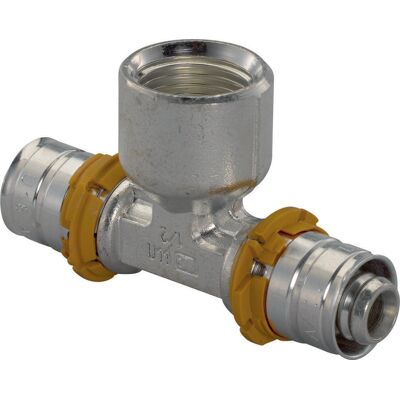 UPONOR S-press Raccordo A T Con Filettatura Interna 50-rp1"ft-50, 1046929 UPONOR S-press Raccordo A T Con Filettatura Interna 50-rp1"ft-50, 1046929