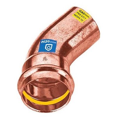 FRABO - Raccordo curva 45° rame 15 mm - m/f - Elbow fitting FRABO - Raccordo curva 45° rame 15 mm - m/f - Elbow fitting