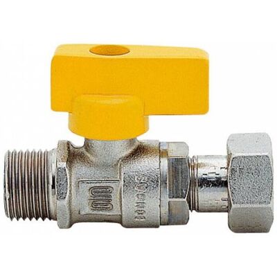 ENOLGAS Rubinetto Gas Dritto Con Leva 1/2' X 1/2' Maschio/girello Per Scaldabagno ENOLGAS Rubinetto Gas Dritto Con Leva 1/2' X 1/2' Maschio/girello Per Scaldabagno