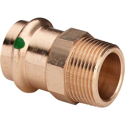 VIEGA Raccordo Dritto In Ottone A Crimpare Femmina - Maschio Fisso A Vite 50x60 - 54 VIEGA Raccordo Dritto In Ottone A Crimpare Femmina - Maschio Fisso A Vite 50x60 - 54