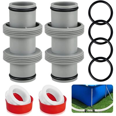Neptune Adattatore Per Tubo Da Piscina Intex - Connettore Per Tubo Ø 38 Mm Neptune Adattatore Per Tubo Da Piscina Intex - Connettore Per Tubo Ø 38 Mm