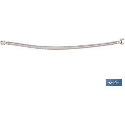 COFAN Connessione Inox Flessibile Di 50 Cm Con Connessioni G1/2 X G3/8 COFAN Connessione Inox Flessibile Di 50 Cm Con Connessioni G1/2 X G3/8