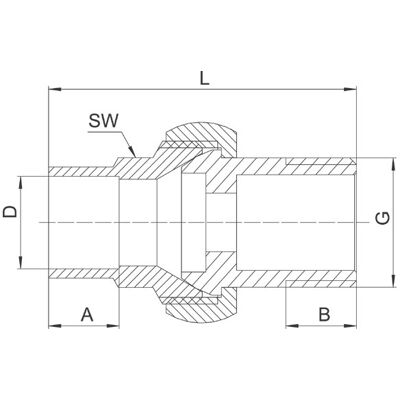 FERRO Raccord Mufa Redukcyjna Riduzione 11 4 X 1 Pollice FERRO Raccord Mufa Redukcyjna Riduzione 11 4 X 1 Pollice