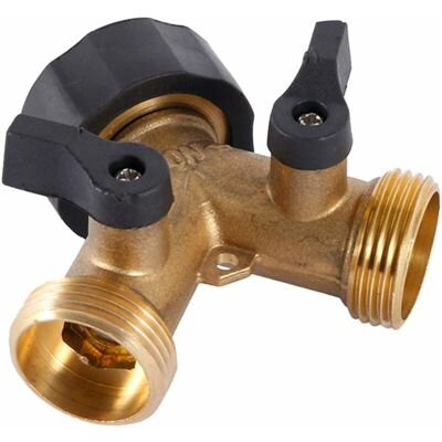 XISRENS Rubinetto Doppio Per Lavatrice, Raccordo A Y Per Rubinetto, Tubo Da Giardino A 2 Vie Per Tubi Di Alimentazione Da 3/4", Rubinetto Da Giardino Esterno Doppio In Ottone Resistente XISRENS Rubinetto Doppio Per Lavatrice, Raccordo A Y Per Rubinetto, Tubo Da Giardino A 2 Vie Per Tubi Di Alimentazione Da 3/4", Rubinetto Da Giardino Esterno Doppio In Ottone Resistente