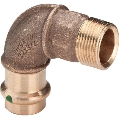 Viega gomito in ottone a 90° - SC-Contur Viega gomito in ottone a 90° - SC-Contur