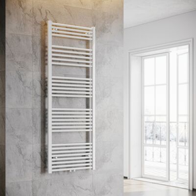 SONNI Termoarredo Scaldasalviette Radiatore Ad Acqua Calda Bagno Collegamento Intermedio 1600x600mm Bianco - SONNI Termoarredo Scaldasalviette Radiatore Ad Acqua Calda Bagno Collegamento Intermedio 1600x600mm Bianco -