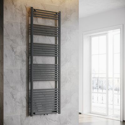 SONNI Termoarredo Scaldasalviette Radiatore Ad Acqua Calda Bagno Collegamento Intermedio 1800x600mm Grigio Antracite - SONNI Termoarredo Scaldasalviette Radiatore Ad Acqua Calda Bagno Collegamento Intermedio 1800x600mm Grigio Antracite -