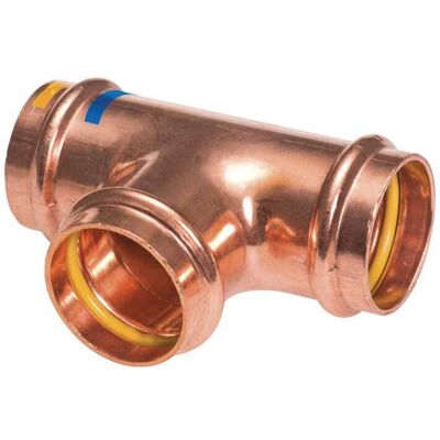 VDS Tee Femmina In Rame A Pressare Ø28 X Ø28 X Ø28 Mm VDS Tee Femmina In Rame A Pressare Ø28 X Ø28 X Ø28 Mm