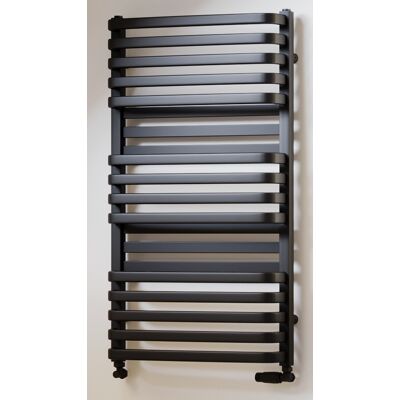 LUXRAD Plus Nuovo Radiatore Da Bagno 934 X 530 Mm Nero Opaco Pag LUXRAD Plus Nuovo Radiatore Da Bagno 934 X 530 Mm Nero Opaco Pag