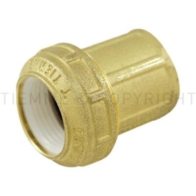 TIEMME Raccordo Diritto Femmina A Compressione Per Tubo Pe In Ottone Iso 228 Ø50 X 1 1/2 F 3430033 TIEMME Raccordo Diritto Femmina A Compressione Per Tubo Pe In Ottone Iso 228 Ø50 X 1 1/2 F 3430033